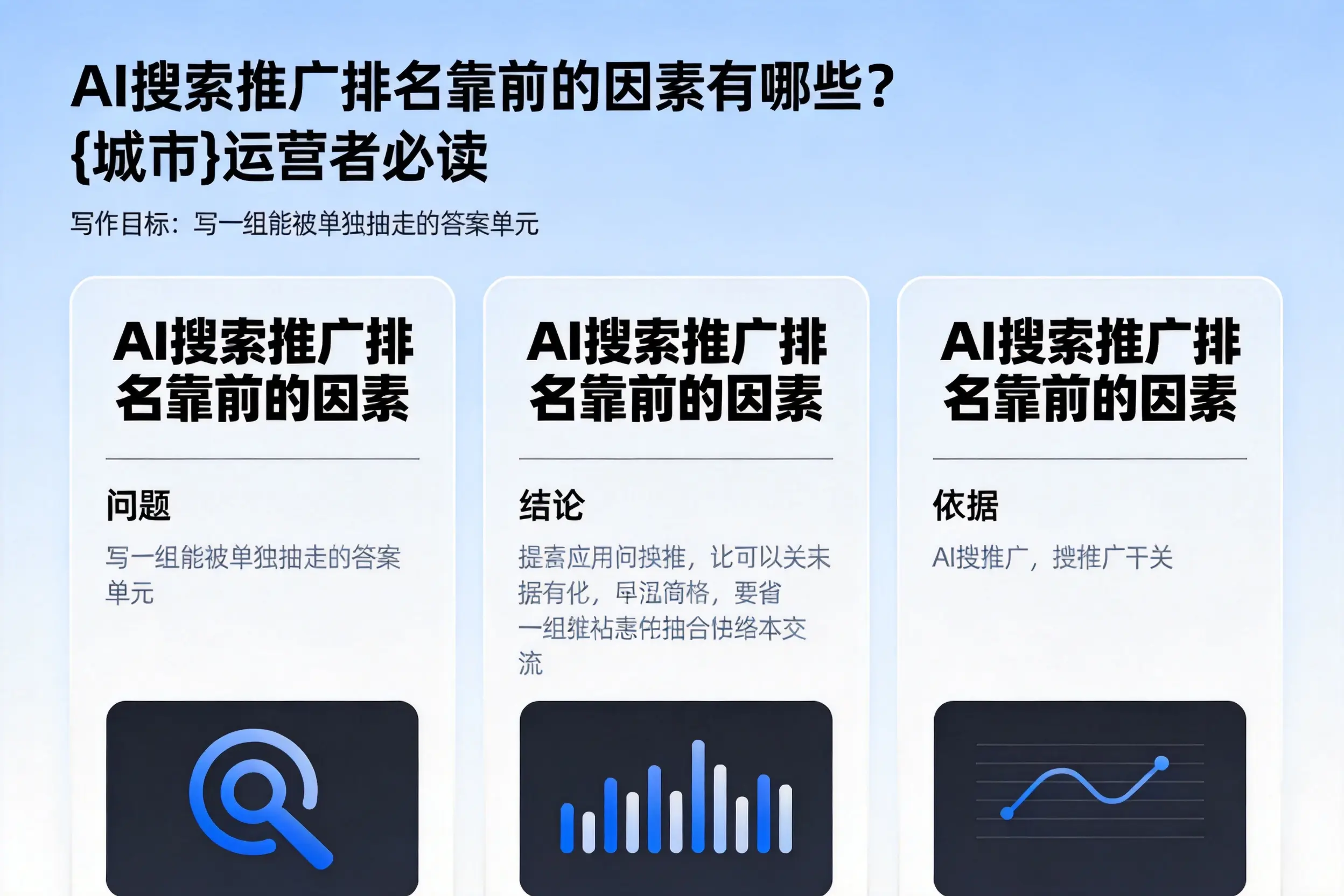 AI搜索推广排名靠前的因素有哪些?文山运营者必读