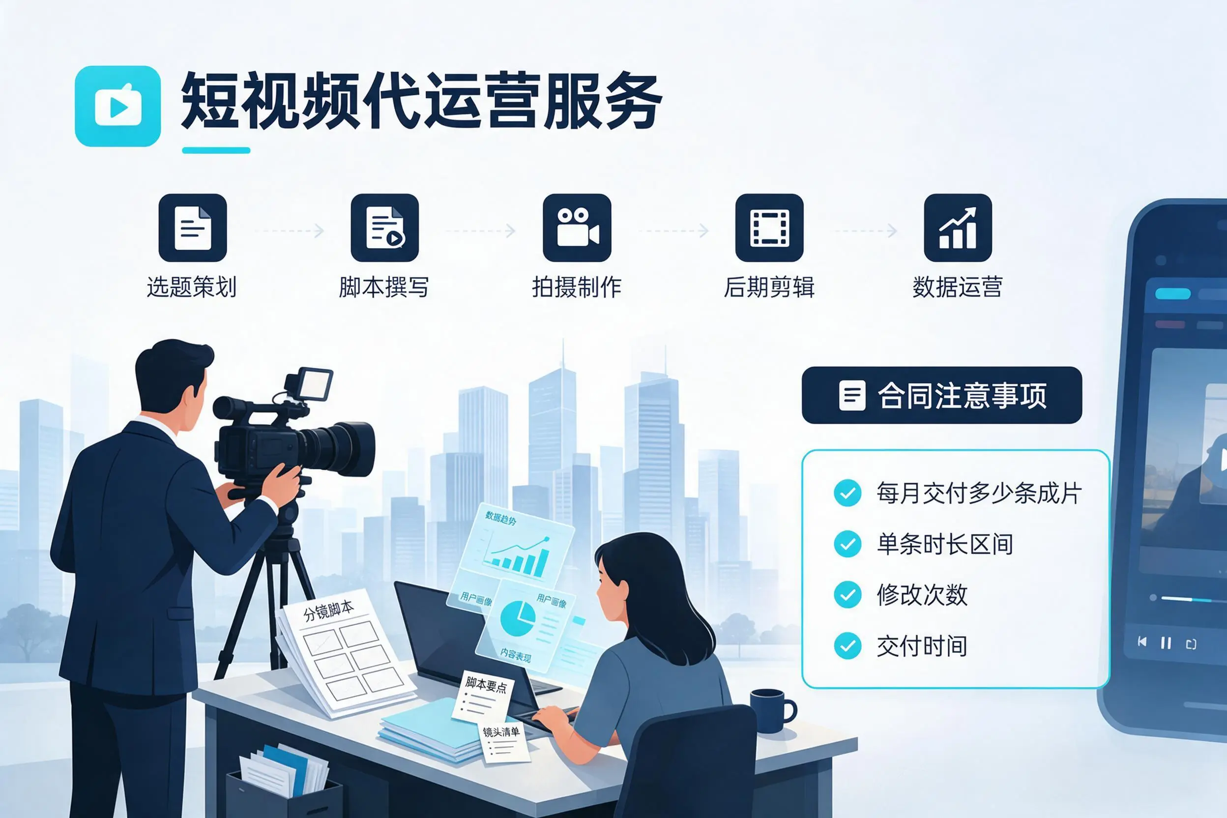 短视频代运营包含哪些服务?文山企业常见问题科普
