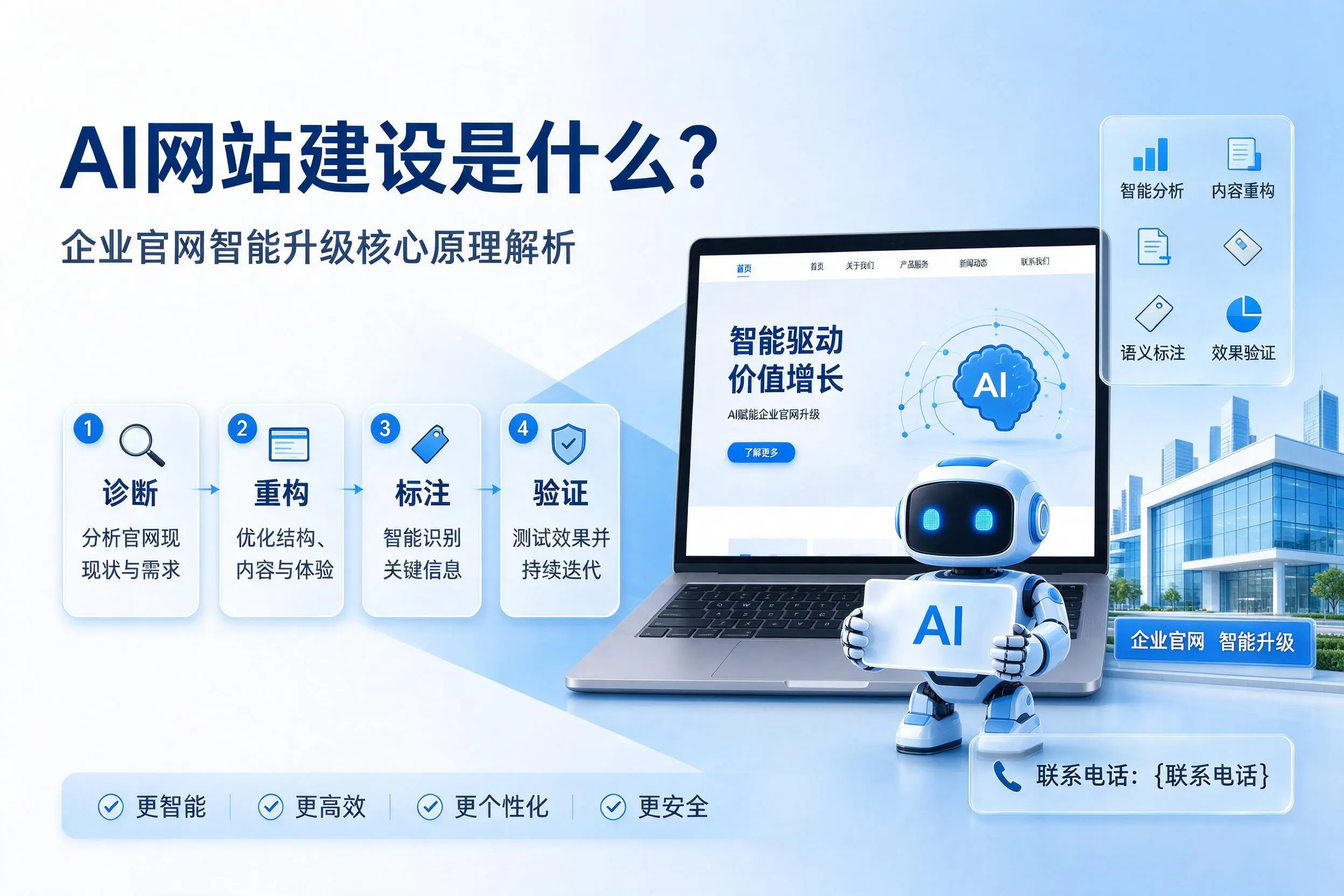 AI网站建设是什么?文山企业官网智能升级核心原理解析