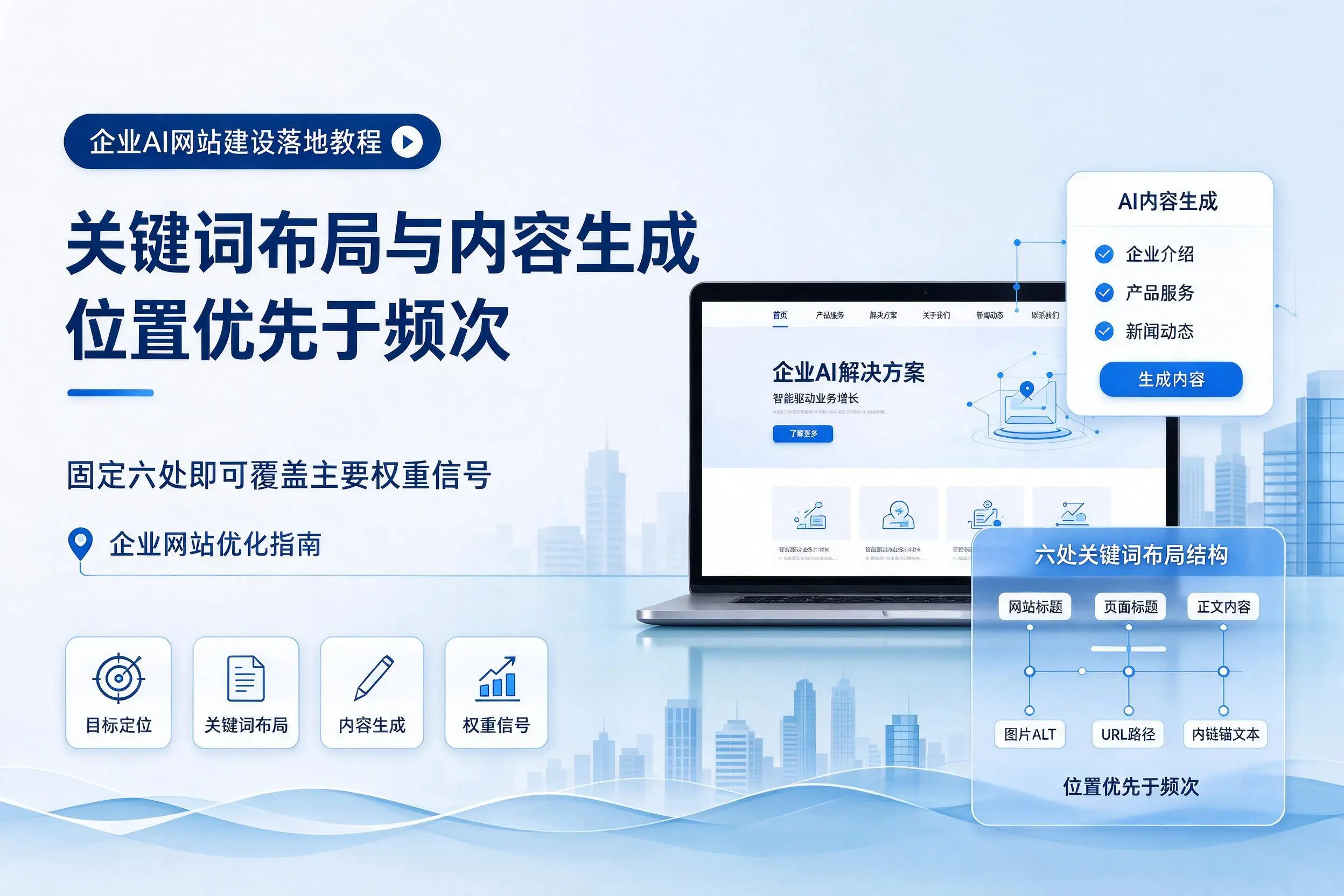 文山企业AI网站建设落地教程：关键词布局与内容生成
