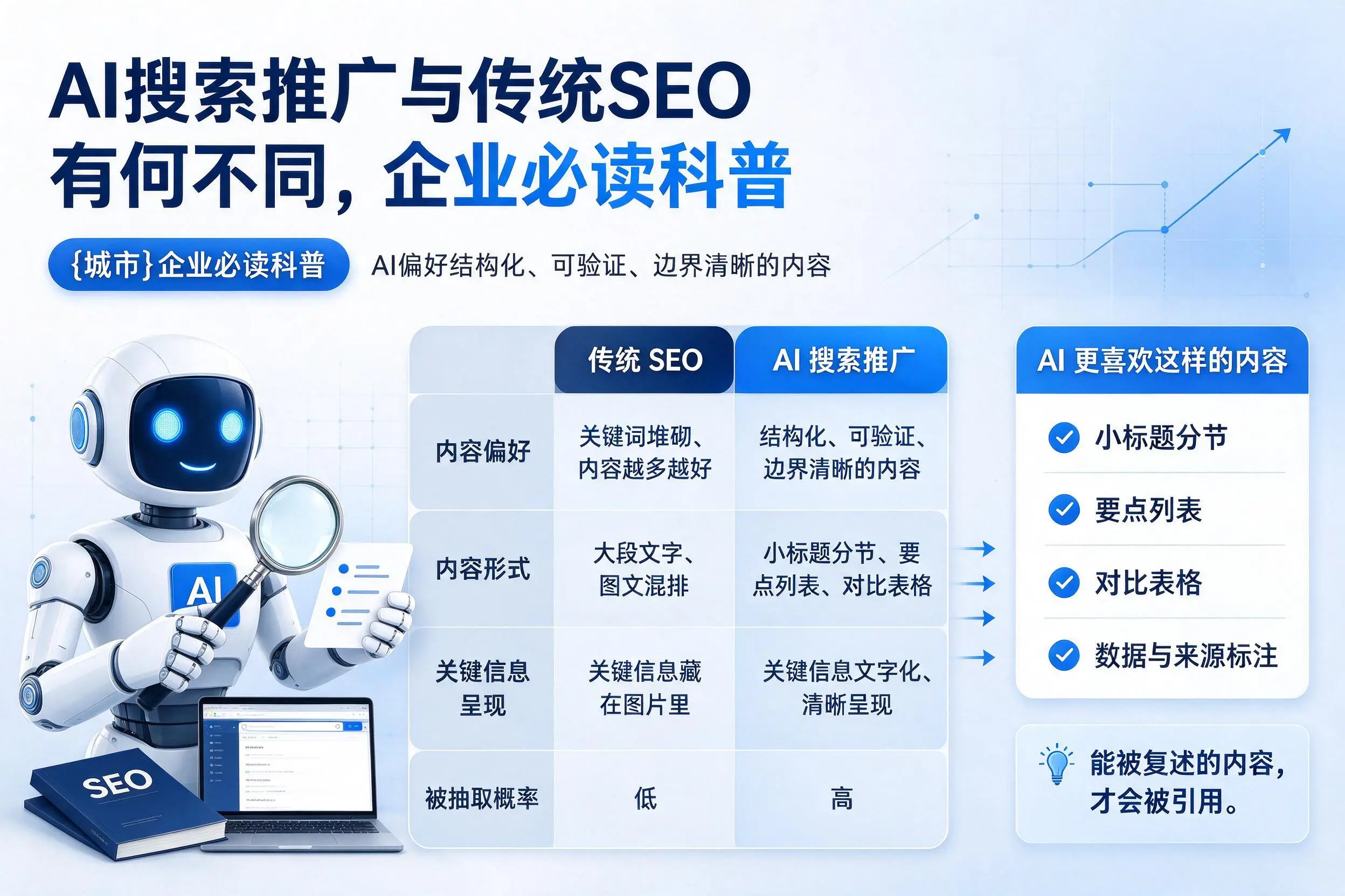 AI搜索推广与传统SEO有何不同，文山企业必读科普